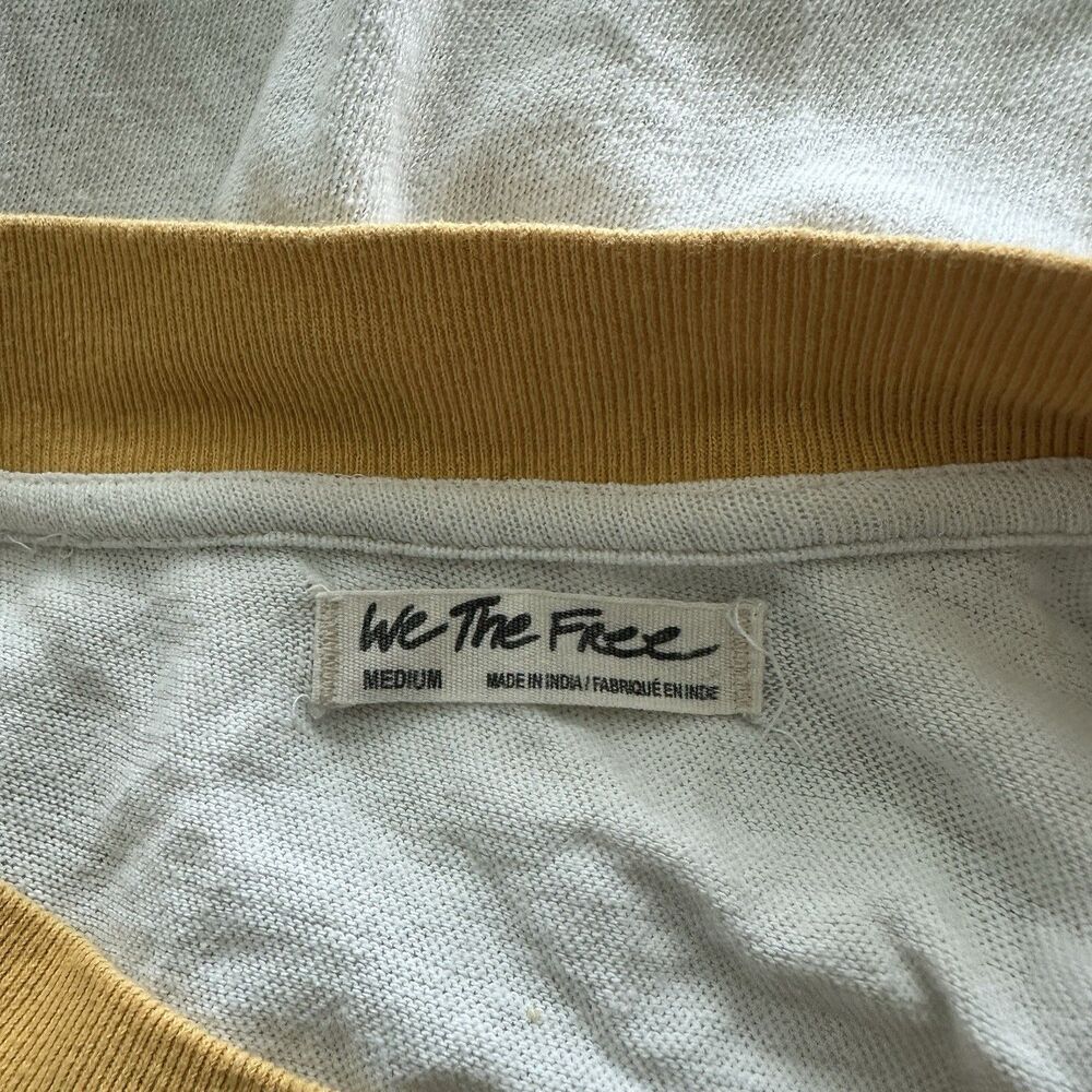We The Free Sports Tee Sz M Oversized Slouchy Distressed VTG Inspired - Picture 4 of 11